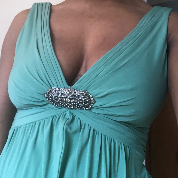 BCBG emerald green dress - Picture 7 of 7